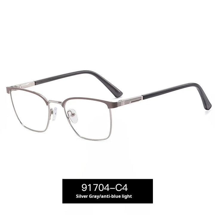 Momoja Women’s Full Rim Square Alloy Spring Hinge Eyeglasses 91704
