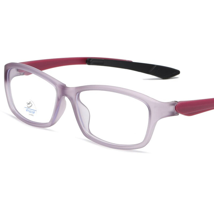 Reven Jate Men's Full Rim Rectangle Polycarbonate Sport Eyeglasses 81300 Full Rim Reven Jate C5  