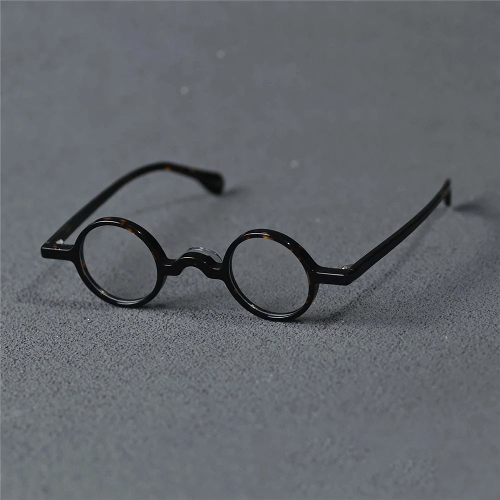 Cubojue Women's Full Rim Round Acetate Eyeglasses 31135