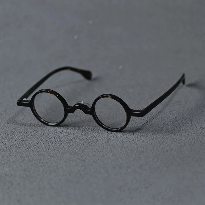 Cubojue Women's Full Rim Round Acetate Eyeglasses 31135