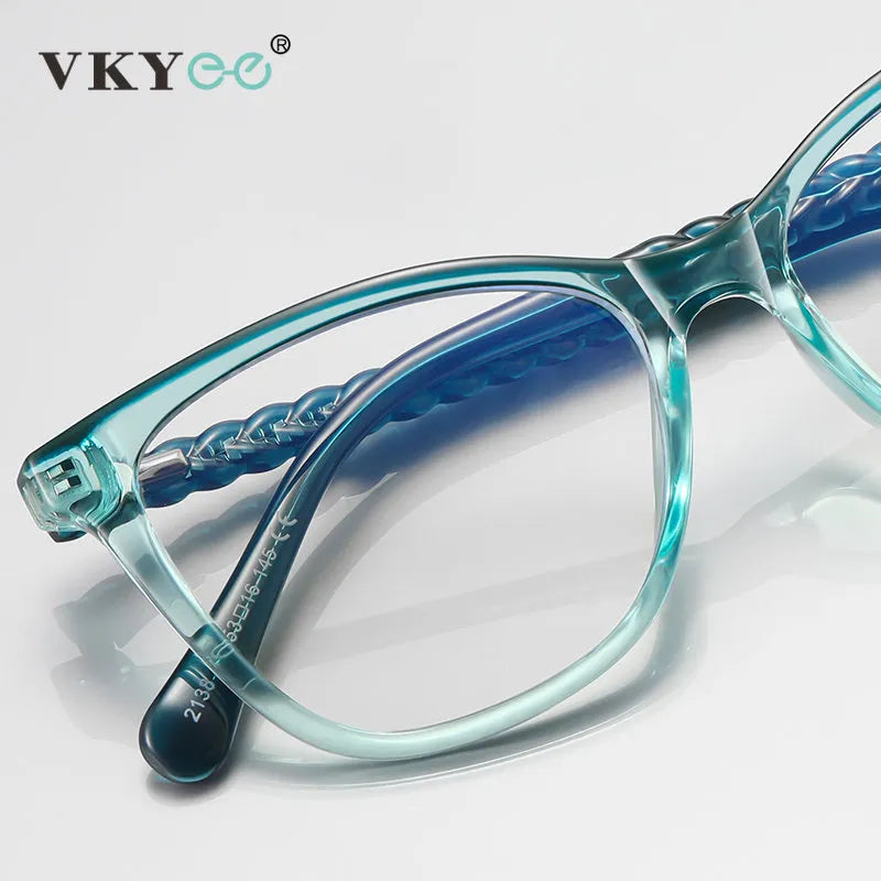 Vicky Women's Full Rim Stainless Steel Tr 90 Square Reading Glasses 2138 Reading Glasses Vicky   