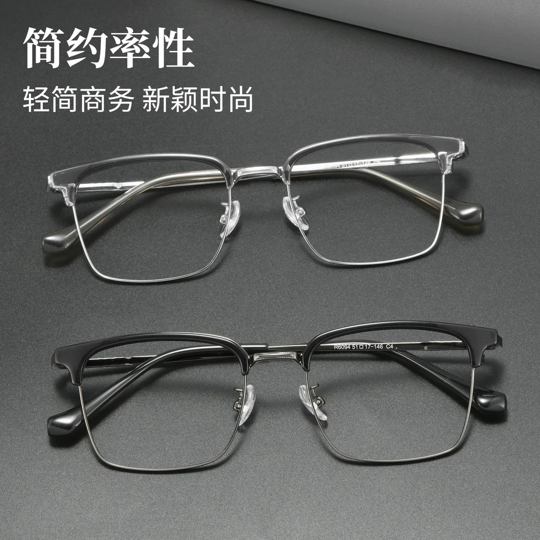 Bclear Unisex Full Rim Browline TR90 Eyeglasses BSF-R6094ZF