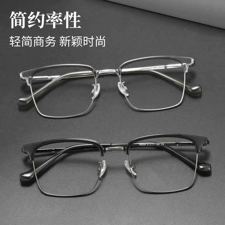 Bclear Unisex Full Rim Browline TR90 Eyeglasses BSF-R6094ZF