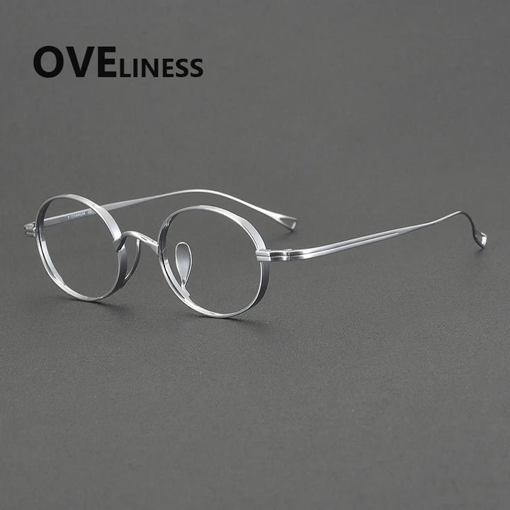 Oveliness Men's Full Rim Square Titanium Eyeglasses 29918