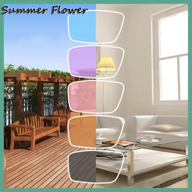 Summer Flower Single Vision Photochromic Lenses