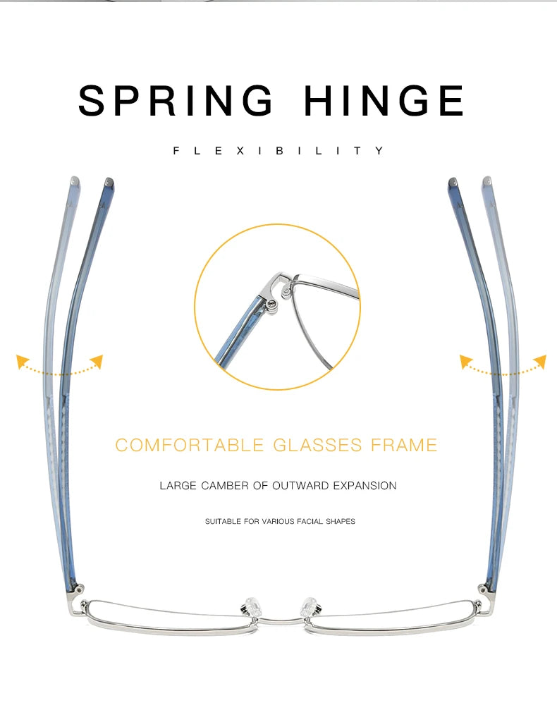 Hotochki 3003 women's cat eye alloy prescription eyeglasses — view 8