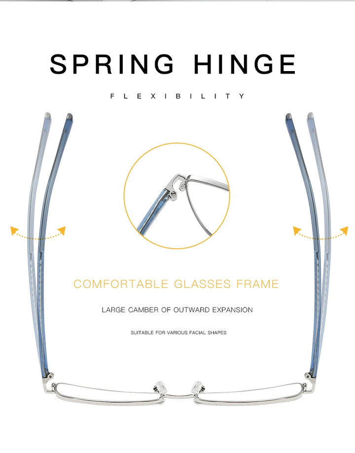 Hotochki 3003 women's cat eye alloy prescription eyeglasses — view 8