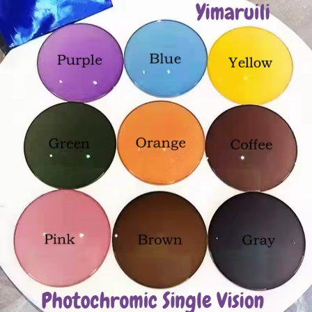 Yimaruili Aspheric Single Vision Photochromic Lenses