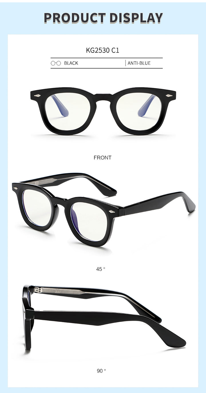 Kocolior Unisex Full Rim Square Tr 90 Alloy Photochromic Reading Glasses 682530.
