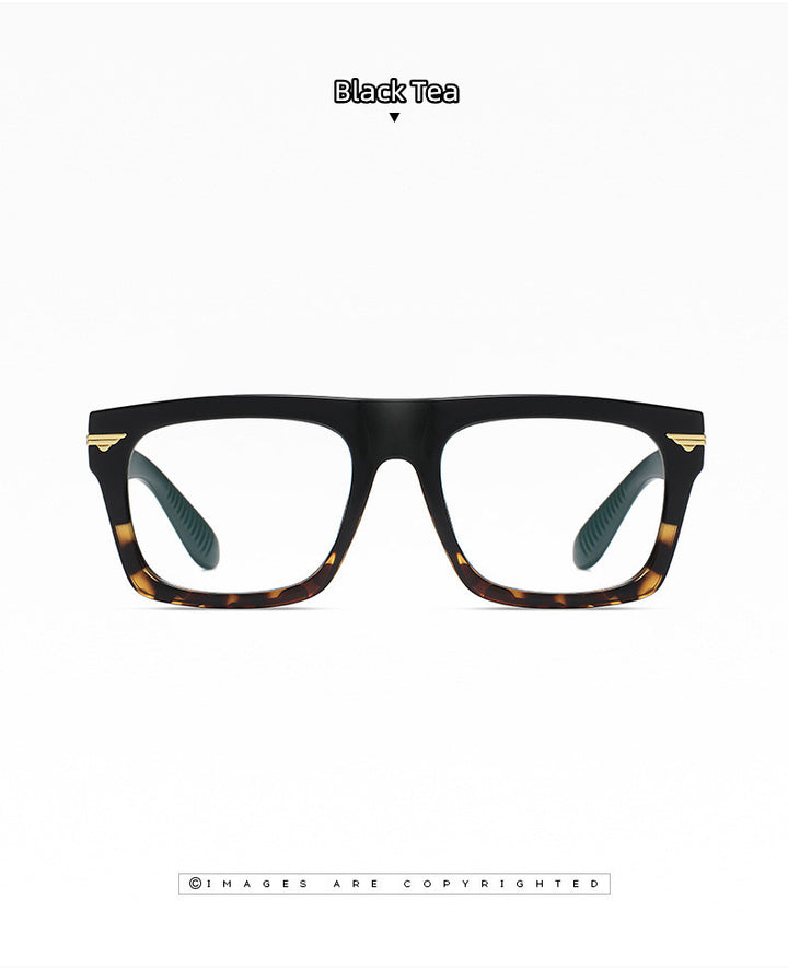 Kocolior Unisex Full Rim Square Acetate Hyperopic Reading Glasses 3394.