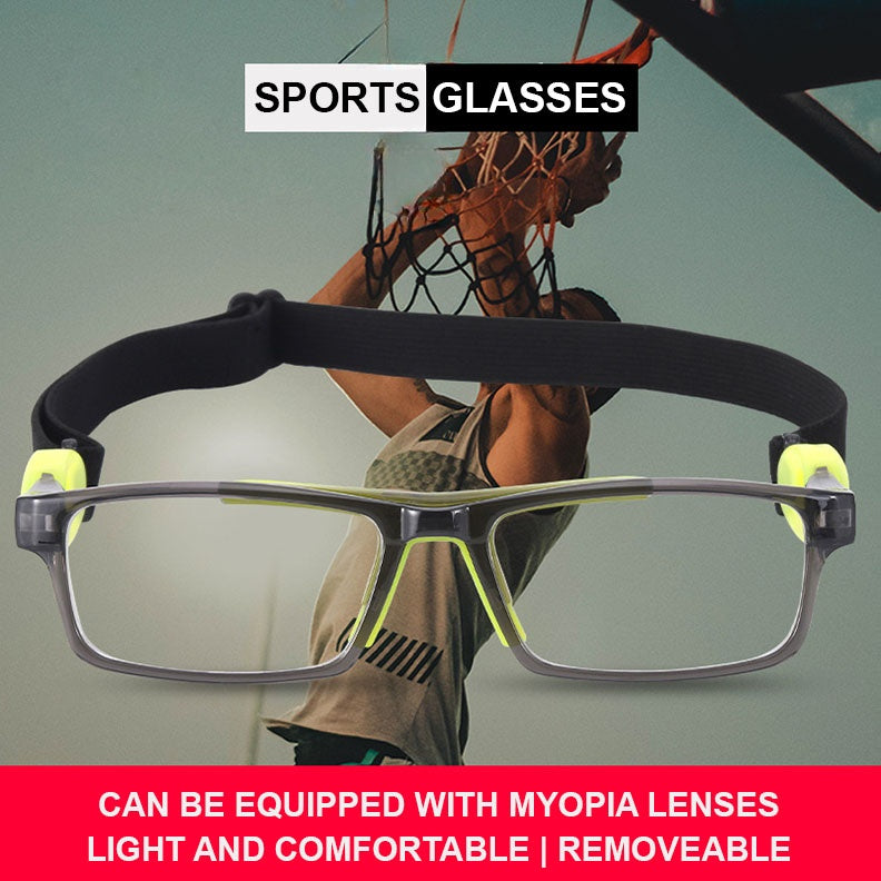 Chashma Ottica Unisex Full Rim Square Tr 90 Titanium Sport Eyeglasses C050 — view 1 | Chashma Ottica at FuzWeb