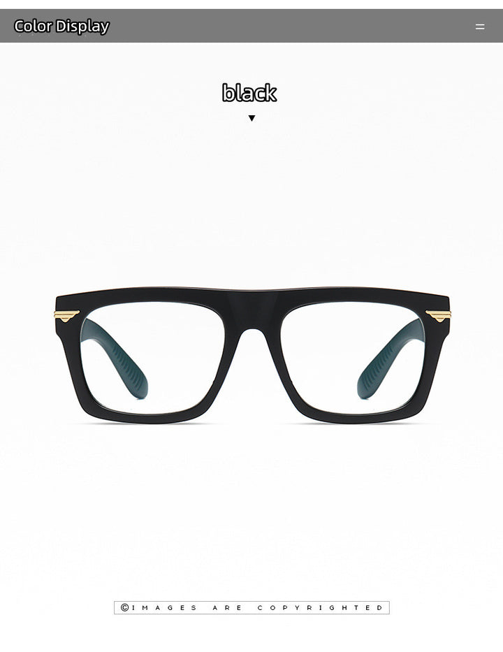 Kocolior Unisex Full Rim Square Acetate Hyperopic Reading Glasses 3394.