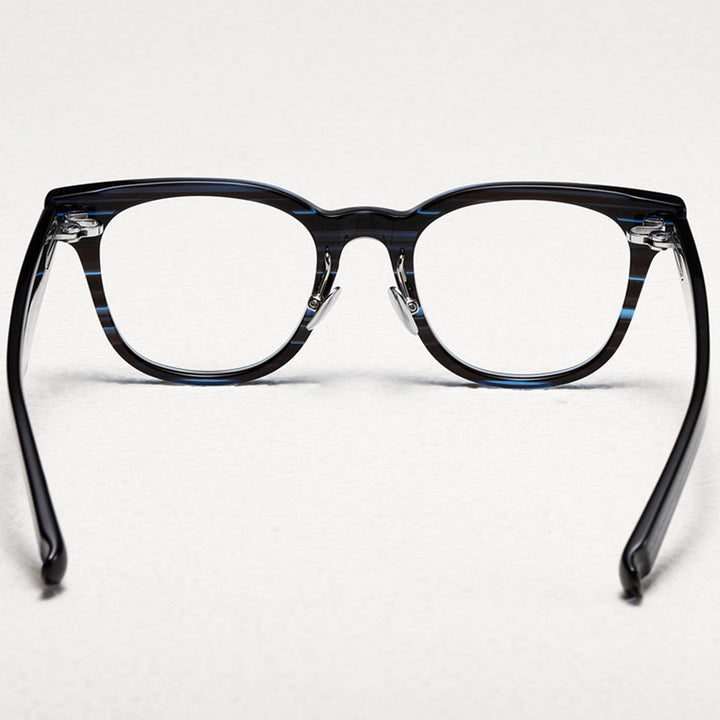 Aimee Unisex Full Rim Square Titanium Acetate Eyeglasses 14152 — view 5 | Aimee at FuzWeb