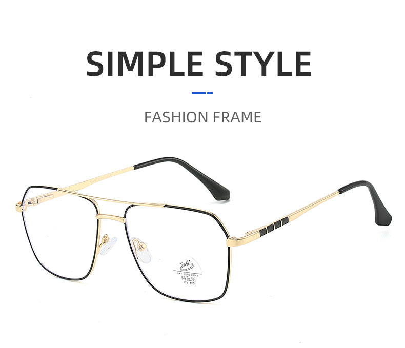 Vicky Womens Full Rim Square Double Bridge Alloy Reading Glasses 69084 — view 1 | Vicky at FuzWeb