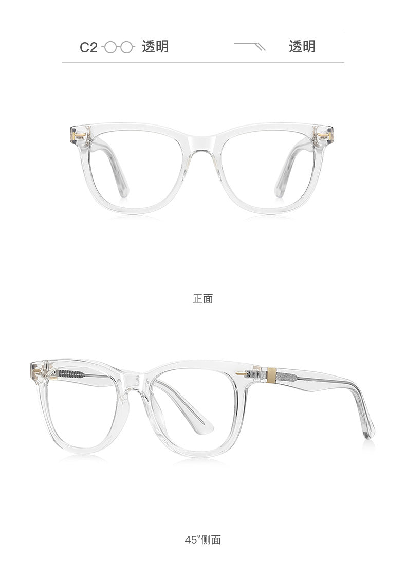Kansept Unisex Full Rim Square Tr 90 Alloy Reading Glasses 442230.