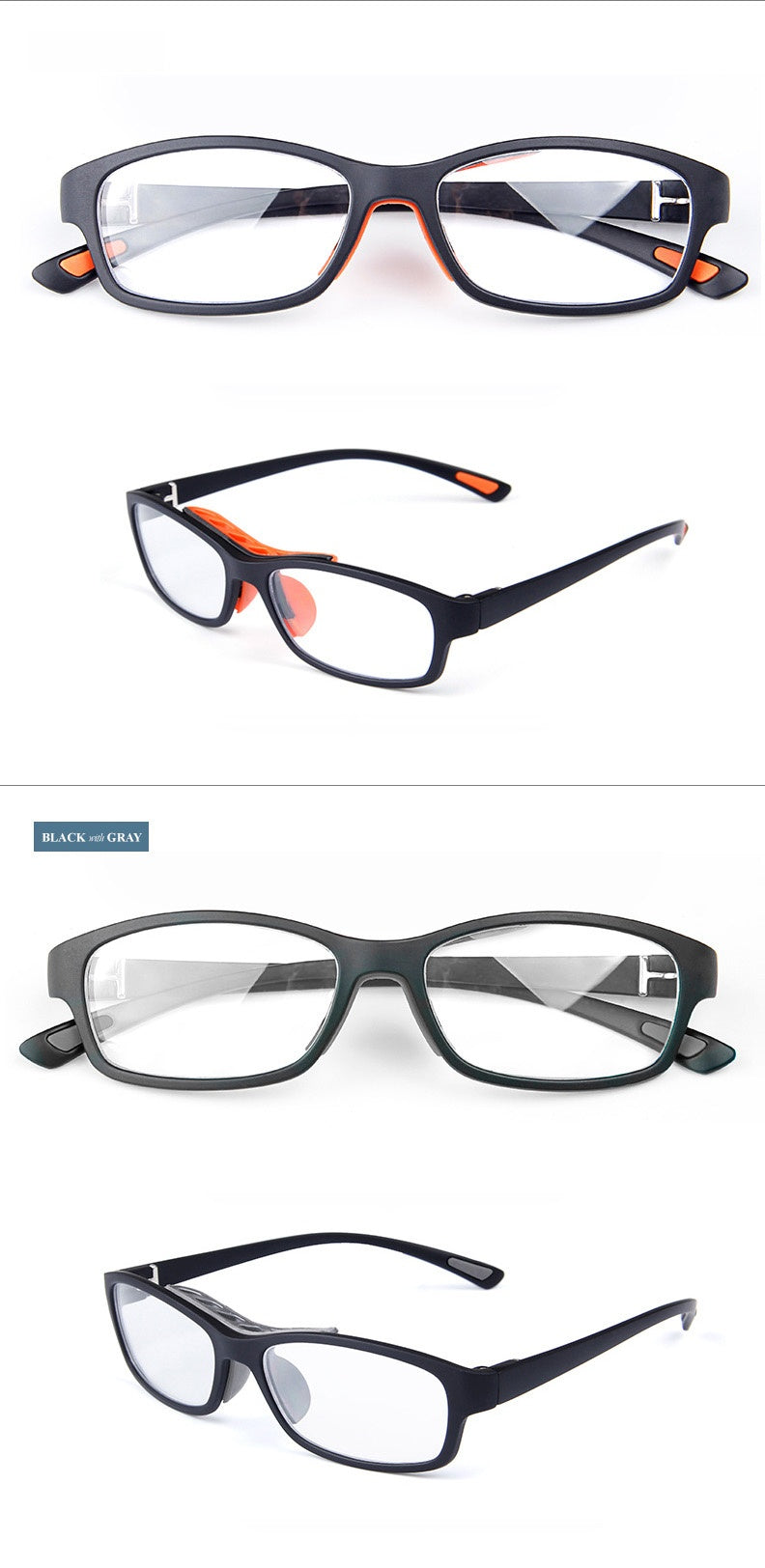 Chashma Ottica Unisex Full Rim Square Tr 90 Titanim Sport Goggle Eyeglasses 010.