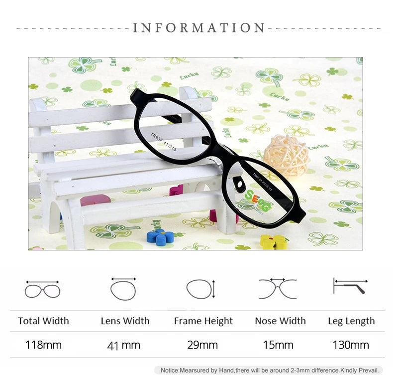 Secg Unisex Youth Full Rim Oval Tr 90 Silicone Eyeglasses 18937 — view 16 | Secg at FuzWeb