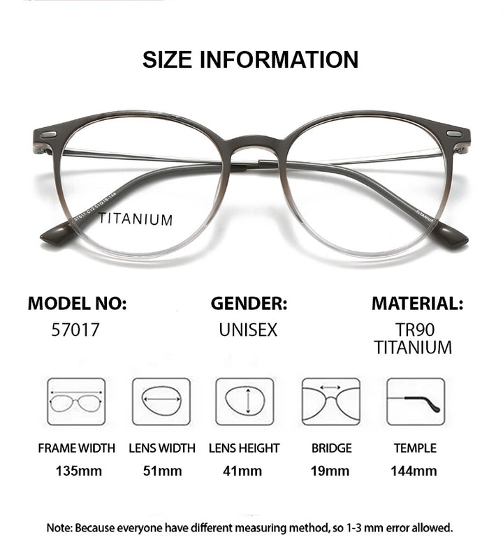 Chashma Ochki Womens Full Rim Round Tr 90 Titanium Eyeglasses 57017 — view 1 | Chashma Ochki at FuzWeb