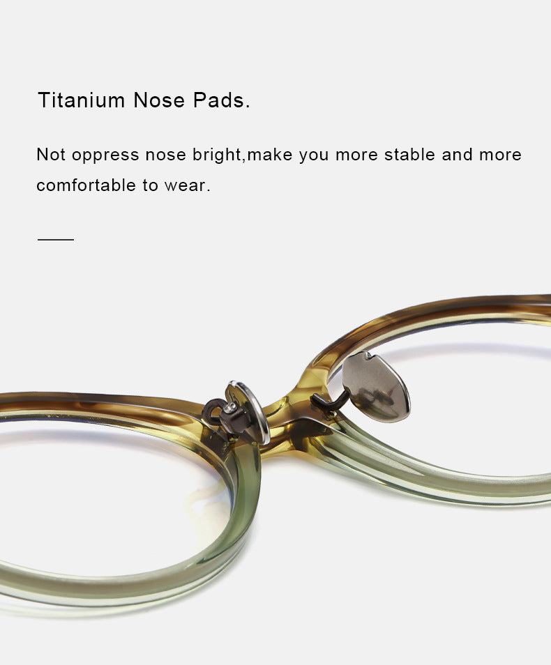 Krasivyy Unisex Full Rim Oval Titanium Acetate Eyeglasses 96060.