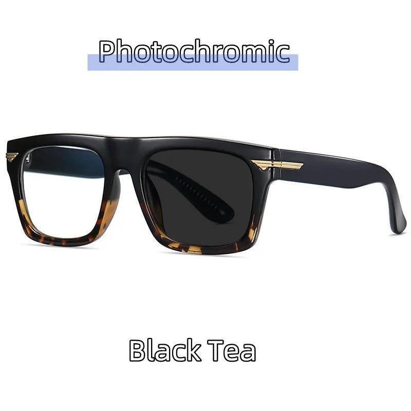 Kocolior Unisex Full Rim Square Acetate Hyperopic Reading Glasses 3394.
