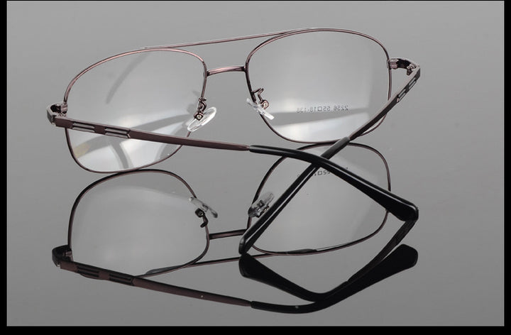 Unisex Alloy Frame Full Rim Eyeglasses 2256 — view 17 | Bclear at FuzWeb