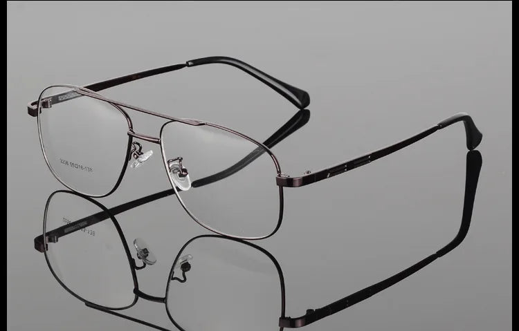 Unisex Alloy Frame Full Rim Eyeglasses 2256 — view 21 | Bclear at FuzWeb