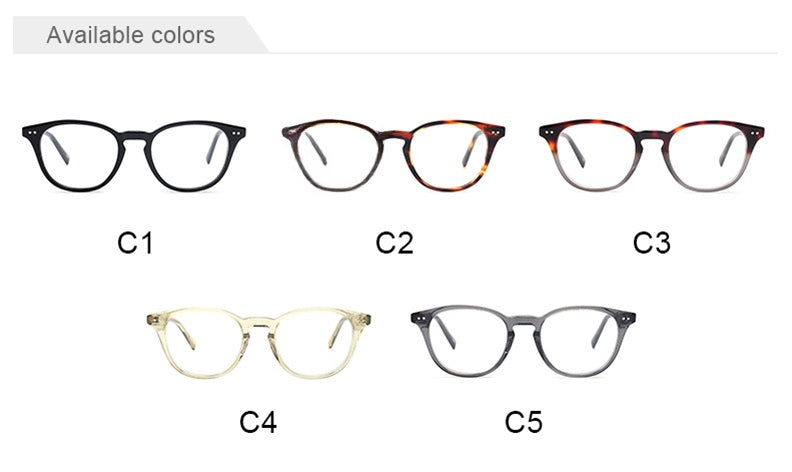 Chashma Ochki Womens Full Rim Round Acetate Alloy Eyeglasses 27921 — view 2 | Chashma Ochki at FuzWeb