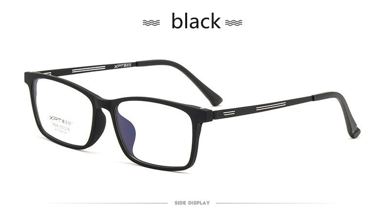 Kocolior Unisex Full Rim Square Titanium Alloy Hyperopic Reading Glasses 9824.