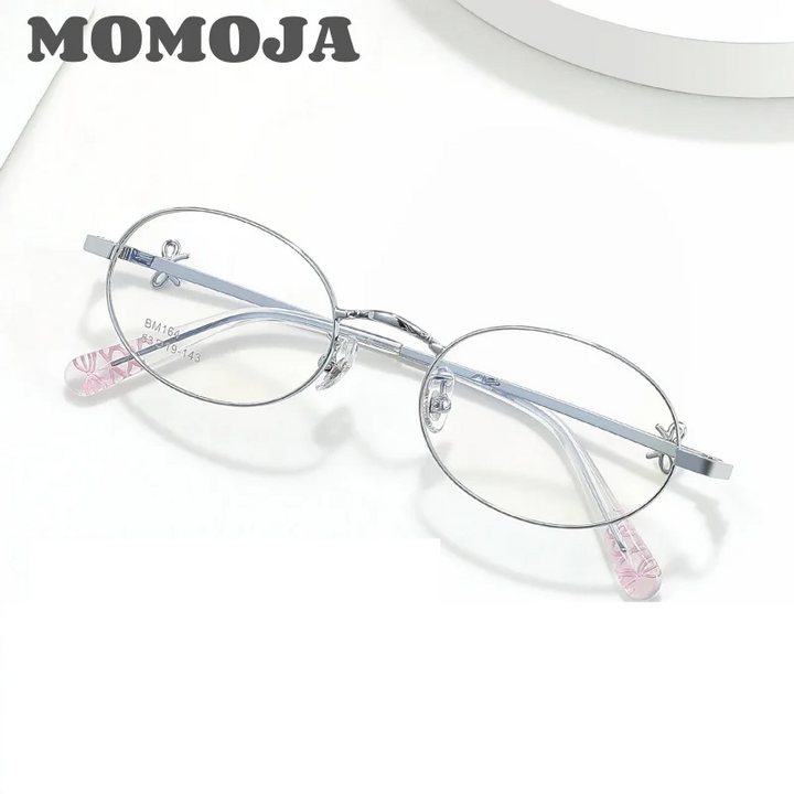 Momoja Women's Full Rim Oval Round Alloy Eyeglasses 72164