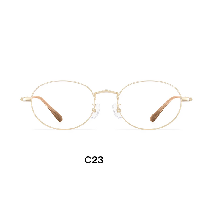 Gmei Optical 58301 unisex oval alloy prescription eyeglasses — view 6