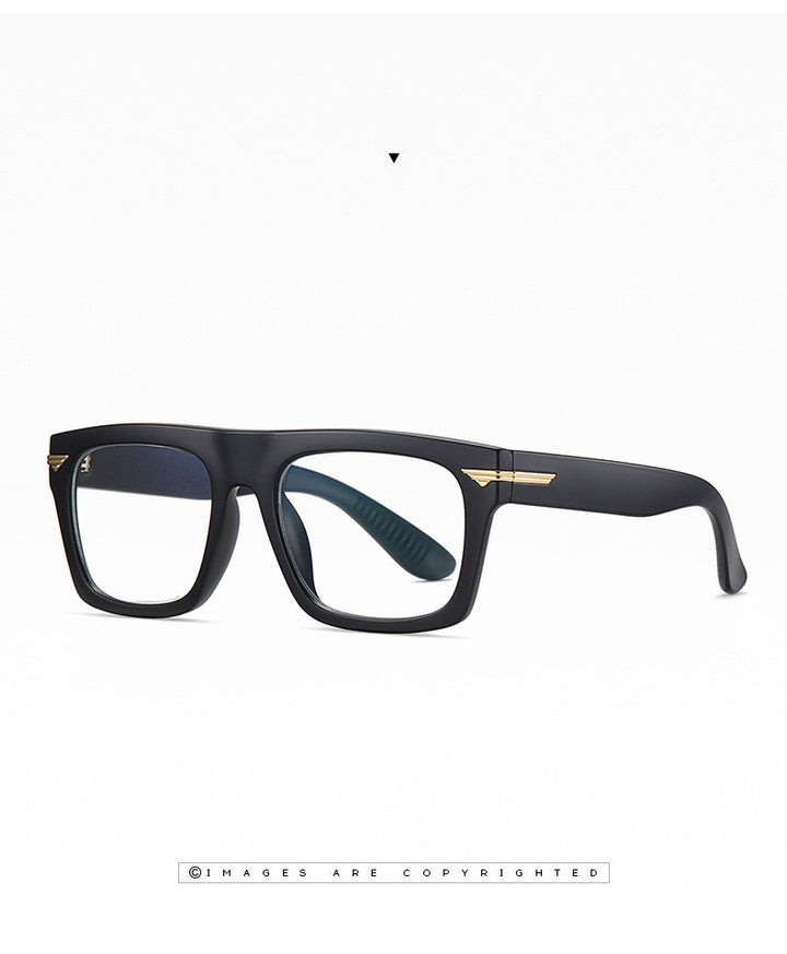 Kocolior Unisex Full Rim Square Acetate Hyperopic Reading Glasses 3394.