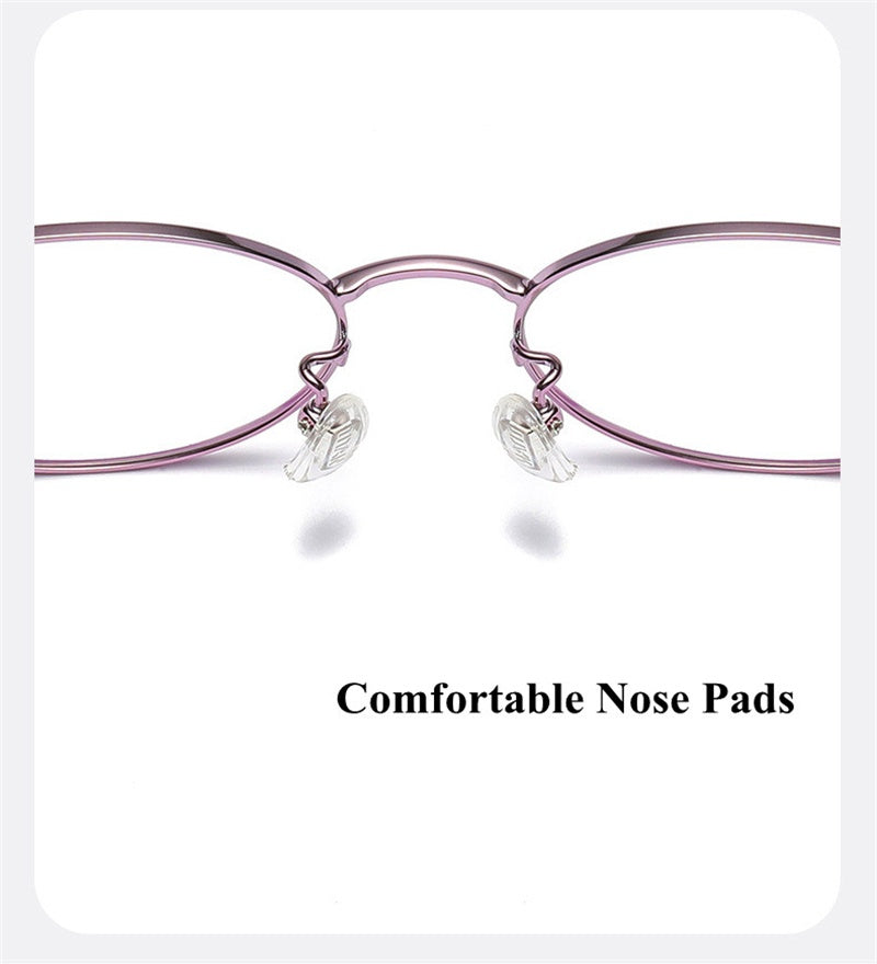 Chashma Ottica Womens Full Rim Oval Titanium Eyeglasses 776391 — view 2 | Chashma Ottica at FuzWeb