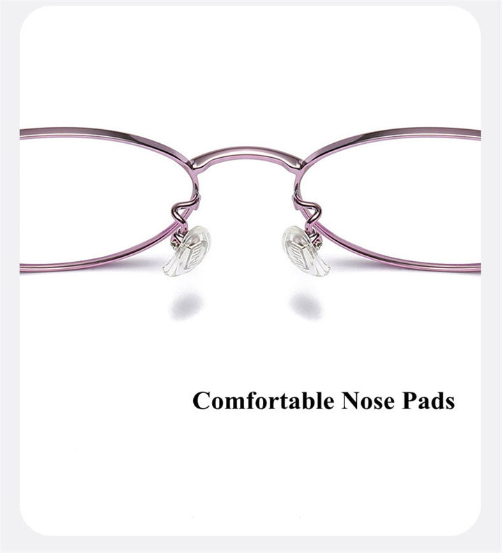 Chashma Ottica Womens Full Rim Oval Titanium Eyeglasses 776391 — view 2 | Chashma Ottica at FuzWeb