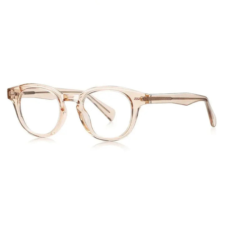 Chashma Ottica Unisex Full Rim Round Tr 90 Titanium Eyeglasses 474016
