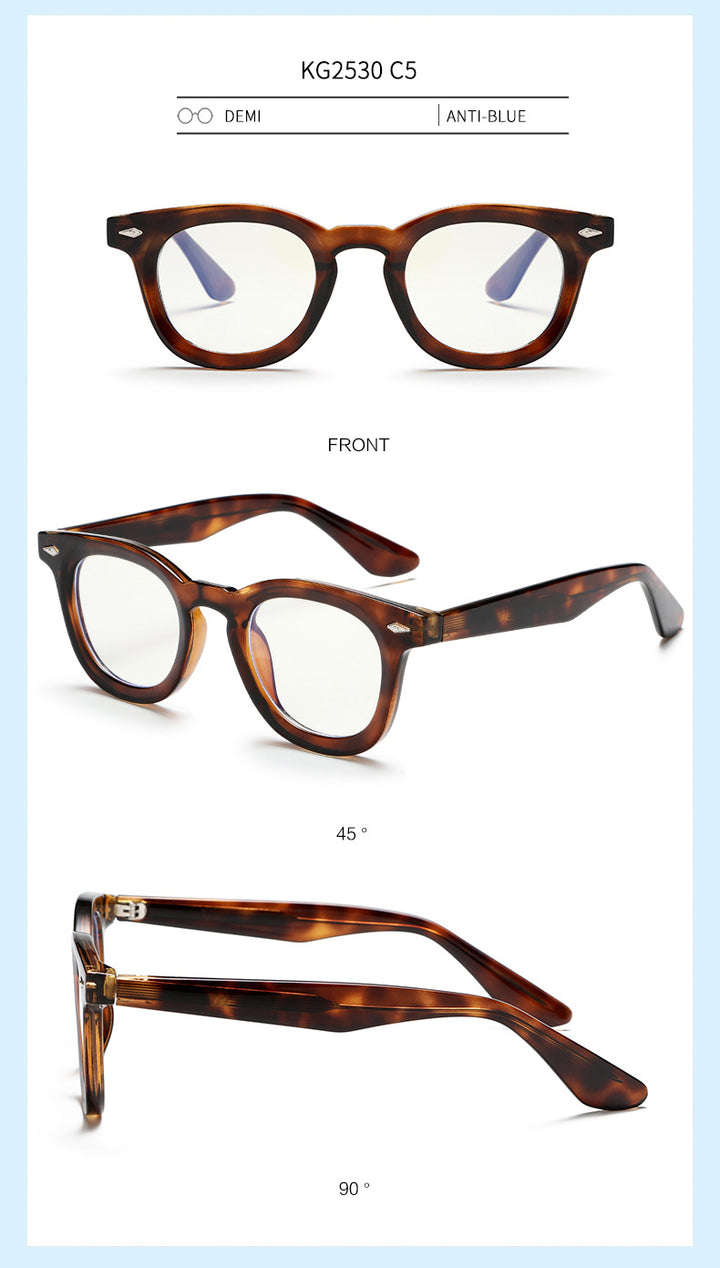 Kocolior Unisex Full Rim Square Tr 90 Alloy Photochromic Reading Glasses 682530.