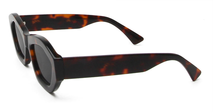 Esnbie Unisex Full Rim Oval Square Thick Acetate Sunglasses 230331.