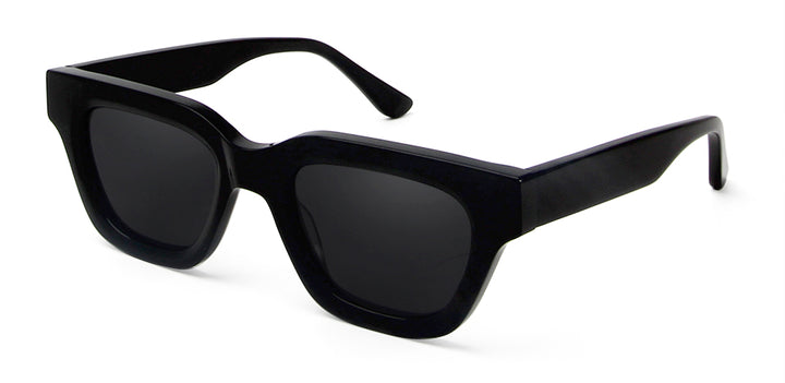 Esnbie Unisex Full Rim Square Brow Line Thick Acetate Sunglasses 23029.