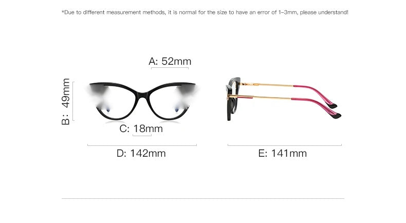 Vicky Womens Full Rim Tr 90 Stainless Steel Square Cat Eye Reading Glasses 2113 — view 13 | Vicky at FuzWeb
