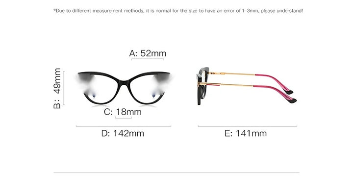 Vicky Womens Full Rim Tr 90 Stainless Steel Square Cat Eye Reading Glasses 2113 — view 13 | Vicky at FuzWeb