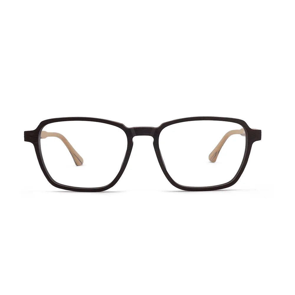 Hdcrafter Mens Full Rim Oversized Polygonal Square Wood Frame Eyeglasses 1694 — view 14 | Hdcrafter Eyeglasses at FuzWeb