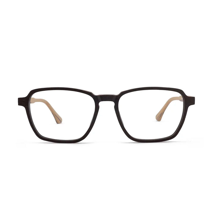 Hdcrafter Mens Full Rim Oversized Polygonal Square Wood Frame Eyeglasses 1694 — view 14 | Hdcrafter Eyeglasses at FuzWeb