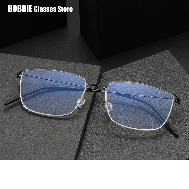 Bobbie Women's Full Rim Square Screwless Titanium Eyeglasses 395117