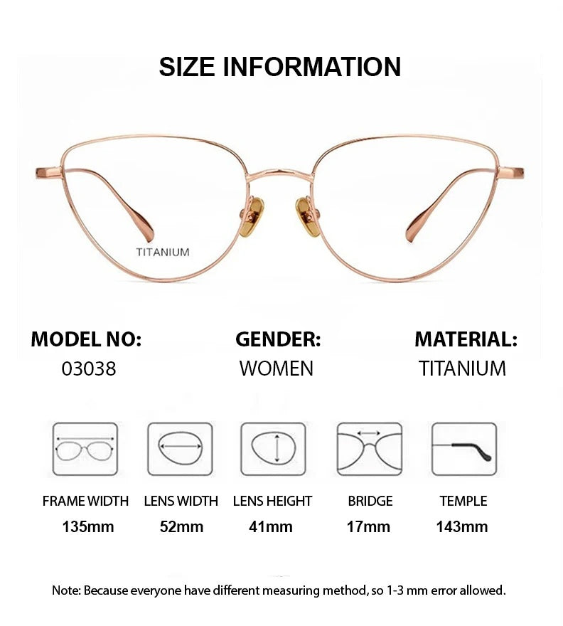 Chashma Ochki Womens Full Rim Oval Cat Eye Titanium Eyeglasses 603038 — view 2 | Chashma Ochki at FuzWeb