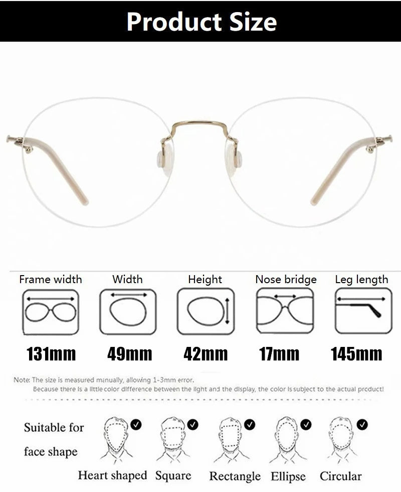 Aimee 2111 Eyeglasses — Frame Dimensions and Sizing Chart