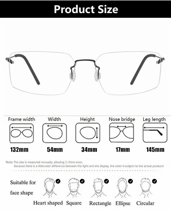 Aimee 2459 Eyeglasses — Frame Dimensions and Sizing Chart