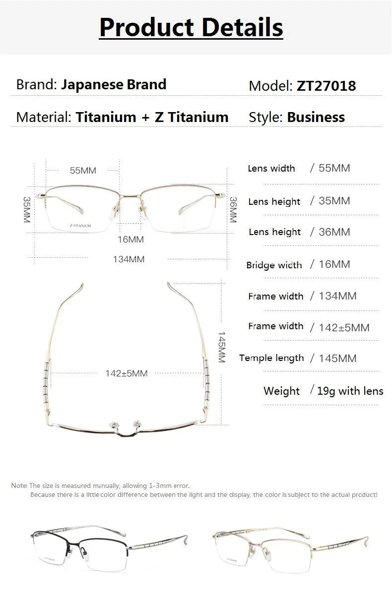 Aimee 427018 Eyeglasses — Frame Dimensions and Sizing Chart