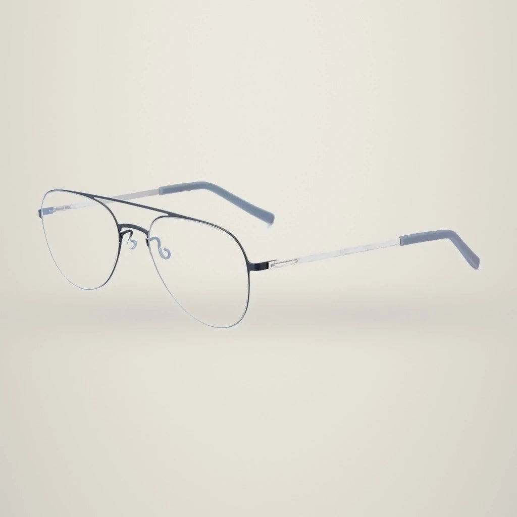 Aimee Women's Full Rim Oval Double Bridge Titanium Eyeglasses 488005 — view 1 | Aimee at FuzWeb