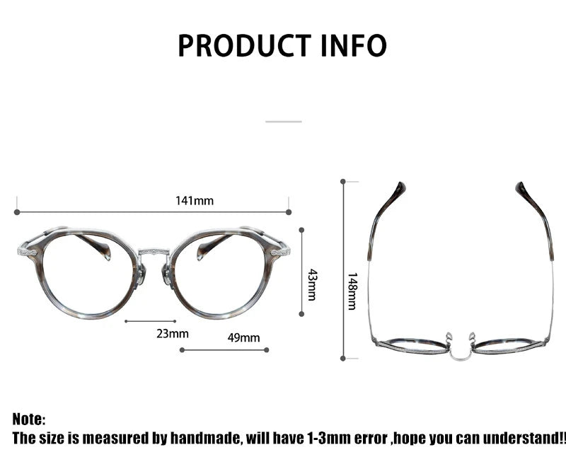 Aimee 6011 Eyeglasses — Frame Dimensions and Sizing Chart