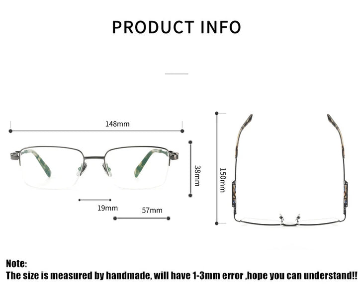 Aimee 81098 Eyeglasses — Frame Dimensions and Sizing Chart