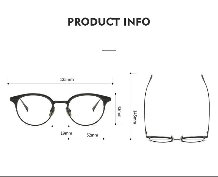Aimee Ellington Eyeglasses — Frame Dimensions and Sizing Chart